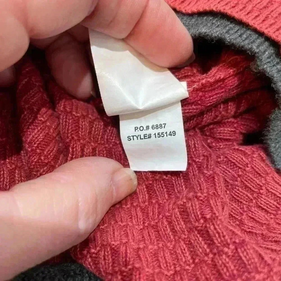 Carbon 2 Cobalt Mens V-Neck Sweater Size L - Picture 4 of 5